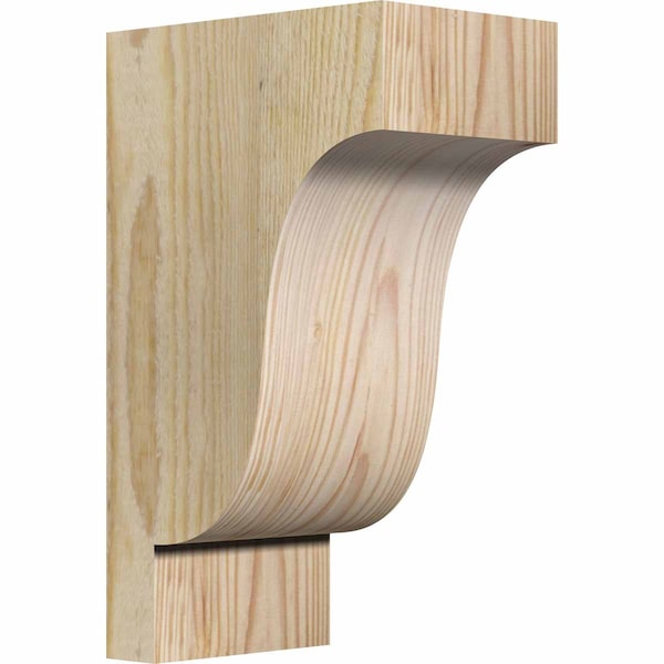 Ekena Millwork Newport Rough Sawn Corbel, Douglas Fir, 4"W x 6"D x 10"H COR04X06X10NEW00RDF - main